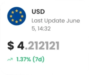 USD rate widget