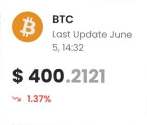 BTC rate widget